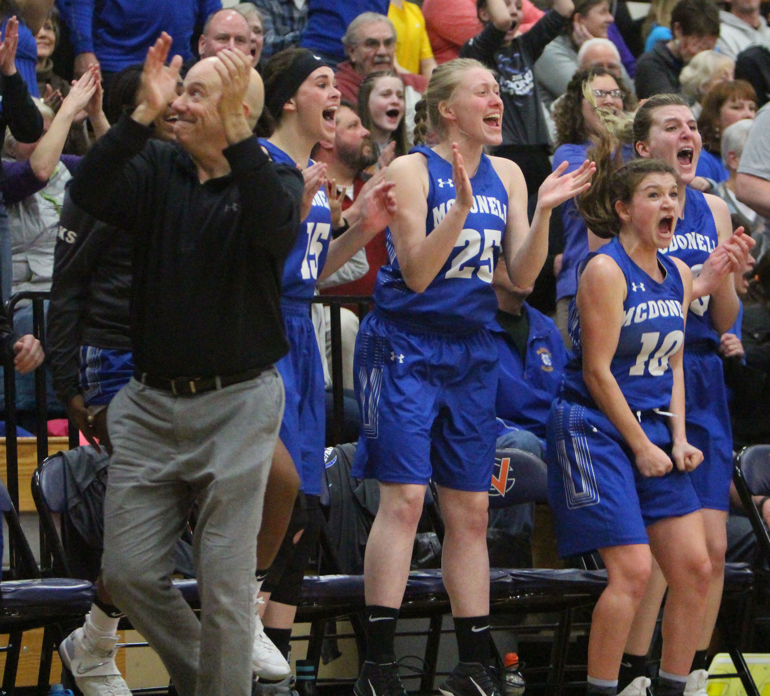 Clayton vs McDonell girls basketball 3-1-18